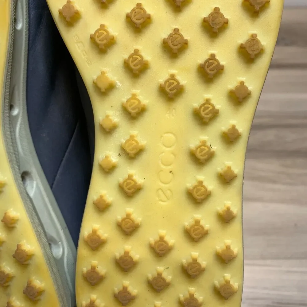 ECCO Biom Cool Pro GTX Waterproof Golf Shoe Blue Womens Size 40 US 9 - 9.5 - Picture 10 of 13